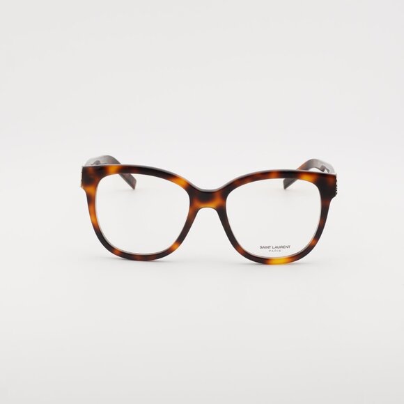 Saint Laurent SLM97 003 Eyeglasses Havana 54mm Square Frame - Picture 4 of 12